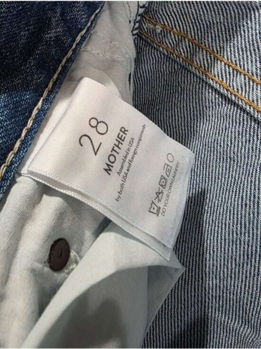 New! MOTHER The Lemon Twist High-Rise Flare Jeans - Picture 6 of 8